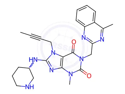 Chemical structure of Linagliptin impurity E
