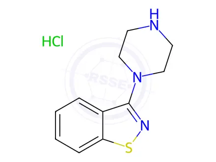 Chemical structure of Ziprasidone EP Impurity A (HCl Salt)