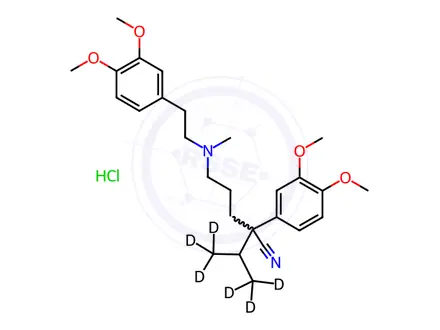Chemical structure of Verapamil-d6 Hydrochloride