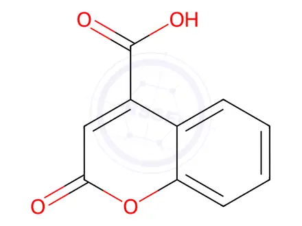 Chemical structure of Coumarin-4-carboxylic acid