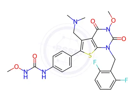 Chemical structure of Relugolix Impurity 125