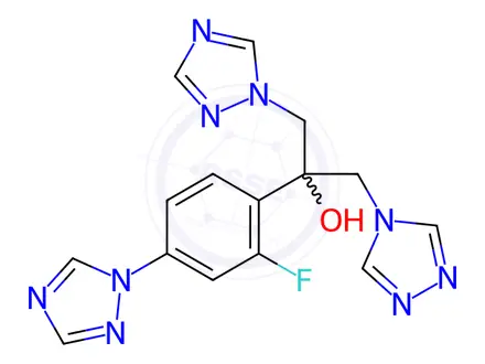 Chemical structure of Fluconazole Impurity