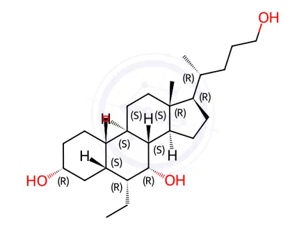 Chemical structure of Obeticholic Acid Impurity G