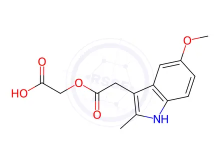 Chemical structure of Acemetacin Impurity 9