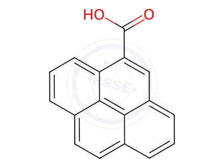 Chemical structure of Pyrene-4-carboxylic acid