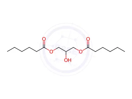 Chemical structure of Dicaproin