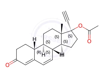 Chemical structure of Norethindrone Acetate Impurity 10