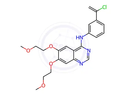 Chemical structure of Erlotinib Impurity C