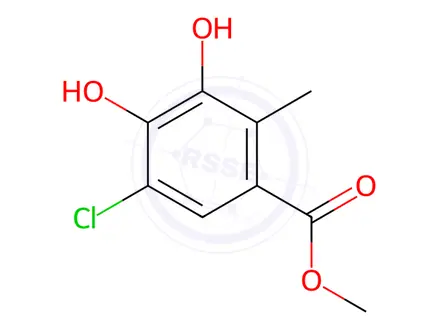 Chemical structure of Methyl 5-chloro-3,4-dihydroxy-2-methylbenzoate