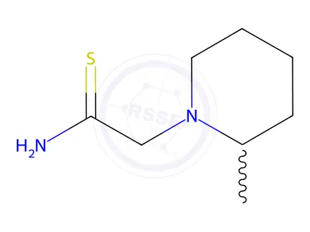 Chemical structure of 2-(2-Methylpiperidin-1-yl)ethanethioamide