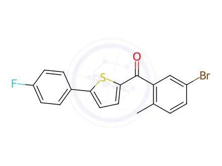 Chemical structure of Canagliflozin Impurity 94