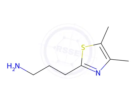 Chemical structure of 3-(4,5-Dimethylthiazol-2-yl)propan-1-amine
