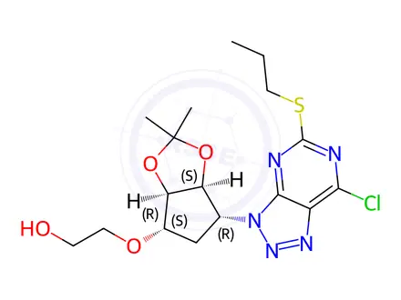 Chemical structure of Ticagrelor Impurity 671