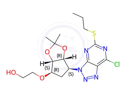 Chemical structure of Ticagrelor Impurity 97