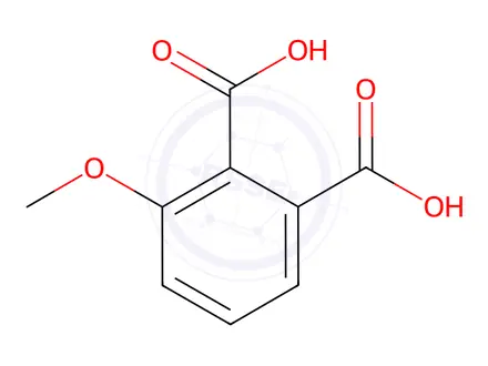 Chemical structure of 3-Methoxyphthalic Acid