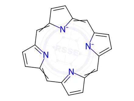 Chemical structure of Porphine Impurity 17