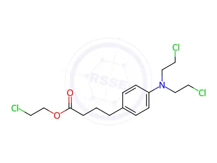 Chemical structure of Chlorambucil Impurity 4 (Chlorambucil EP Impurity D)