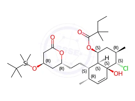 Chemical structure of Simvastatin Impurity 39