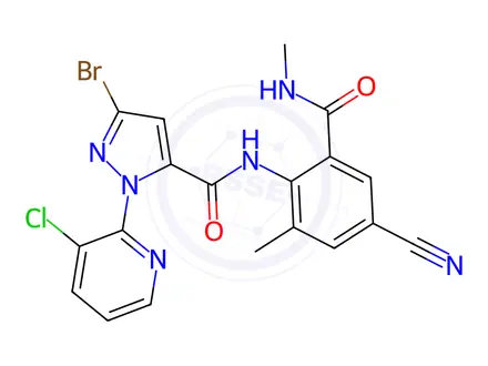 Chemical structure of Tetraniliprole Impurity 1