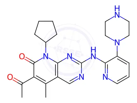 Chemical structure of Palbociclib Impurity 81