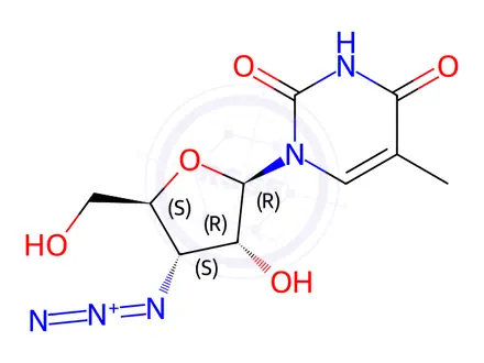 Chemical structure of Zidovudine Impurity 15