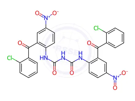 Chemical structure of Clonazepam Impurity 10