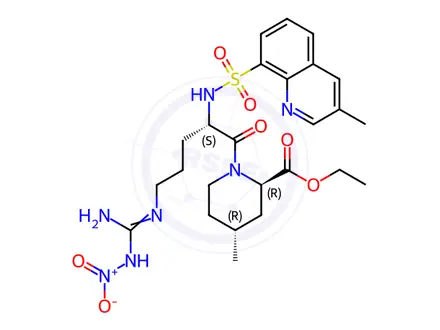 Chemical structure of Argatroban Impurity 72