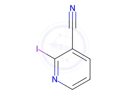 Chemical structure of 2-Iodonicotinonitrile