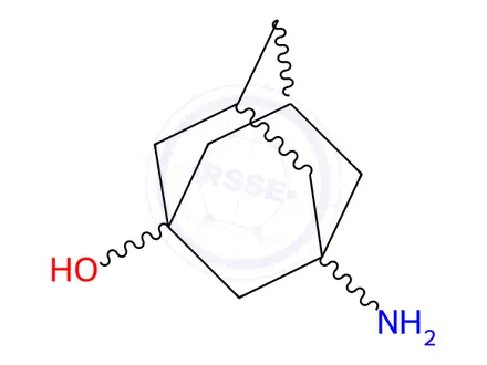 Chemical structure of 1-Amino-3-adamantanol