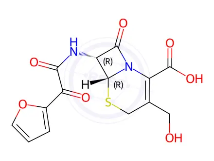 Chemical structure of Cefuroxime Sodium Impurity 104