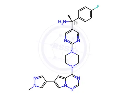 Chemical structure of Avapritinib Impurity 2
