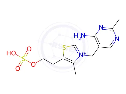 Chemical structure of Thiamine EP Impurity A Sulfate
