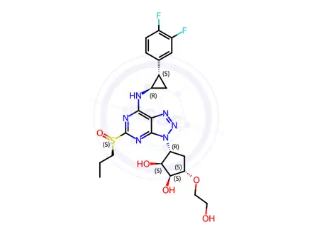 Chemical structure of Ticagrelor Impurity 141