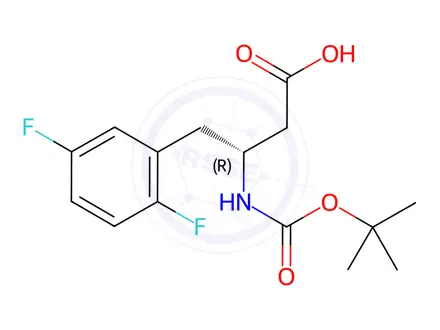 Chemical structure of Sitagliptin Impurity 16