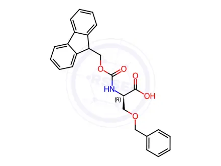 Chemical structure of Fmoc-D-Ser(Bzl)-OH