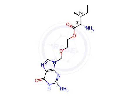 Chemical structure of Valaciclovir EP Impurity J