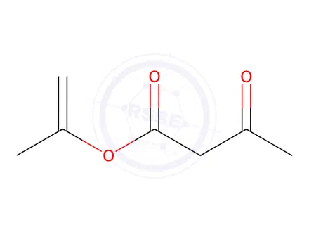 Chemical structure of Butanoic acid, 3-oxo-, 1-methylethenyl ester