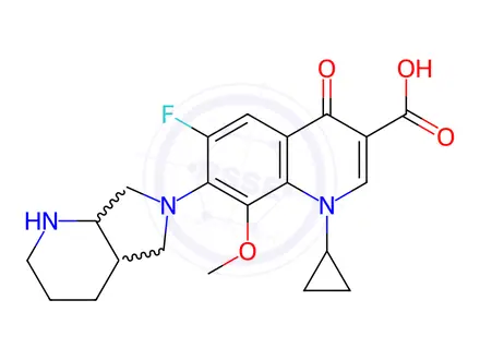 Chemical structure of Moxifloxacin Hydrochloride Impurity 166