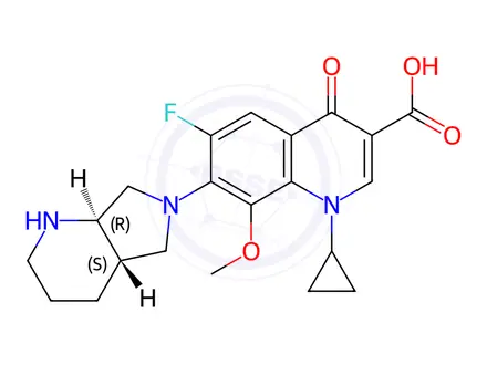 Chemical structure of Moxifloxacin Impurity 23