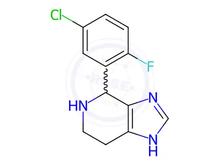 Chemical structure of 4-(5-Chloro-2-fluorophenyl)-3h,4h,5h,6h,7h-imidazo[4,5-c]pyridine