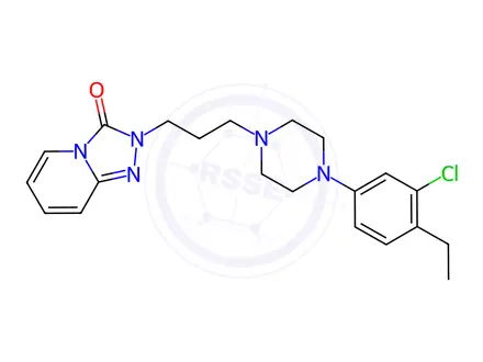 Chemical structure of Trazodone Hydrochloride Impurity 5 (Trazodone Hydrochloride BP Impurity E)(Trazodone Hydrochloride EP Impurity E)