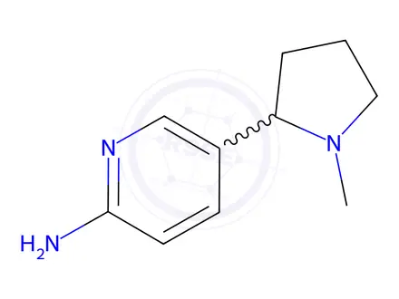 Chemical structure of 5-(1-Methyl-pyrrolidin-2-yl)-pyridin-2-ylamine Dihydrochloride