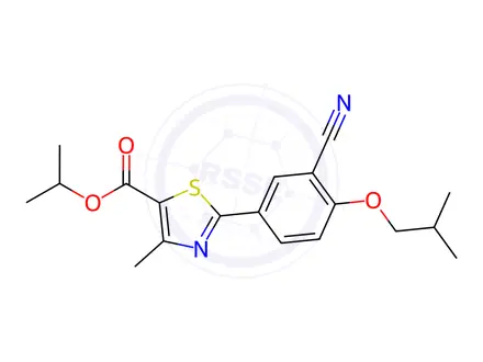 Chemical structure of Febuxostat Impurity 12