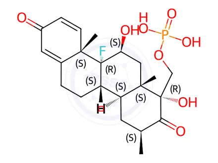 Chemical structure of Dexamethasone Sodium Phosphate Impurity 43
