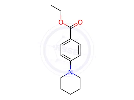 Chemical structure of Ethyl 4-(piperidin-1-yl)benzoate
