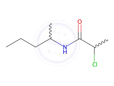 Chemical structure of 2-chloro-N-(pentan-2-yl)propanamide