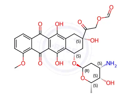 Chemical structure of Pirarubicine Impurity 32