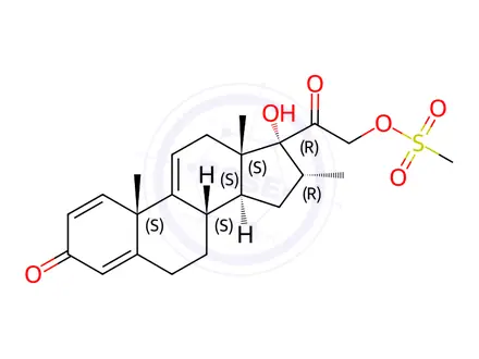 Chemical structure of Mometasone Furoate Impurity 38