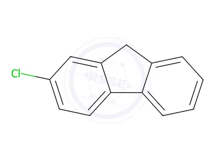Chemical structure of 2-Chlorofluorene