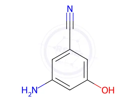 Chemical structure of 3-Amino-5-hydroxybenzonitrile